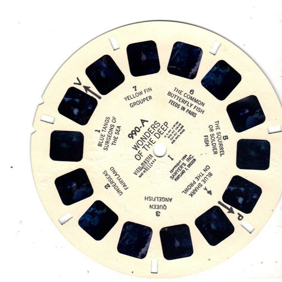 Lot of 3 Vintage Viewmaster Reels - Wonders of The Deep - Picture 4 of 4